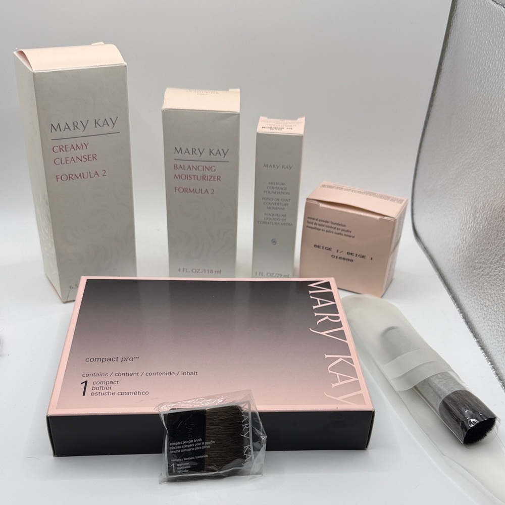 Mary Kay Skincare & Compact Pro Set - Pink and Black